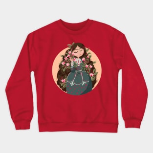 spring girl Crewneck Sweatshirt